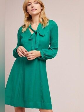 Anthropologie Gina KeyholeDress by Moulinette Soeurs, Sz 6